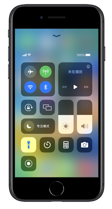 当涂苹果14维修分享苹果iPhone 14 Pro手电筒开启方法 