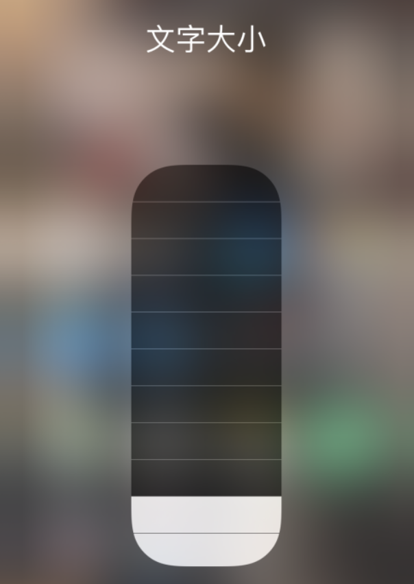 当涂苹果手机维修分享小技巧：在 iPhone 控制中心快速调节字体大小 