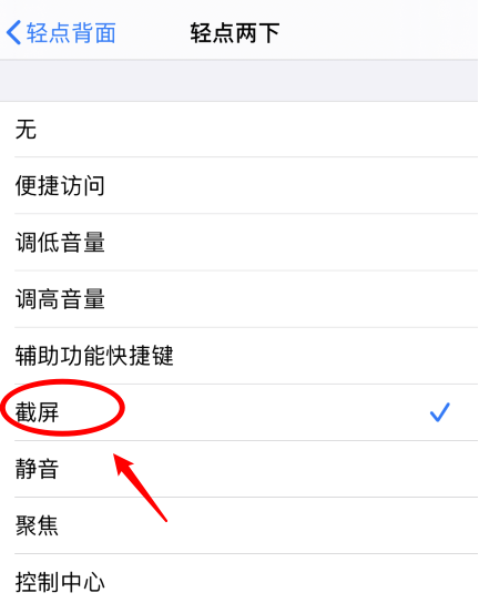 当涂苹果手机维修分享iPhone12如何启用双击截屏 